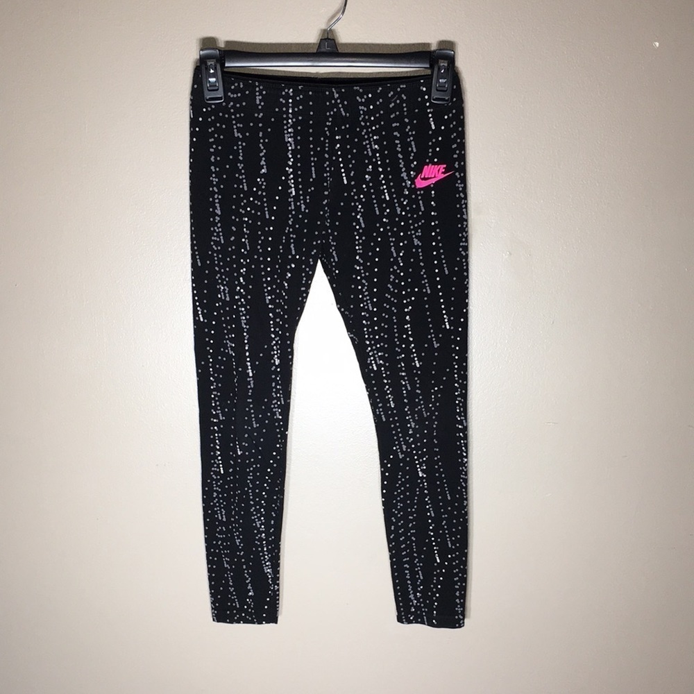 Nike Capri cropped ankle leggings size medium Nike pants workout active wear​​ - Picture 3 of 7